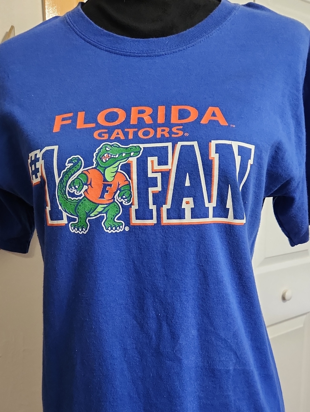 Florida Gators #1 Fan Blue Short Sleeve Tee